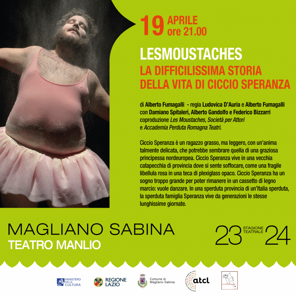 Teatro Manlio, Magliano Sabina, 19aprile2024 ore 21:00
